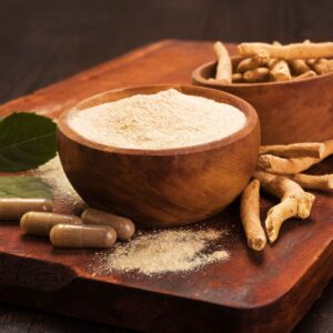 ashwaganda root and powders