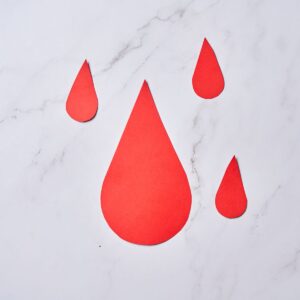 blood drops paper shaped anemia natural treatments boost iron