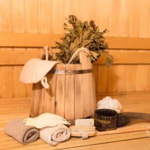 sauna sweating 