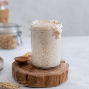 Sourdough starter recipe fermented food 
