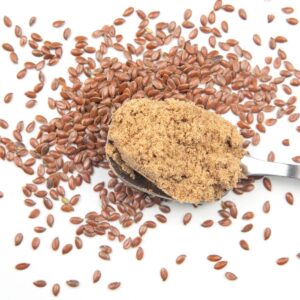 grounded flaxseed in tablespoon phytoestrogens