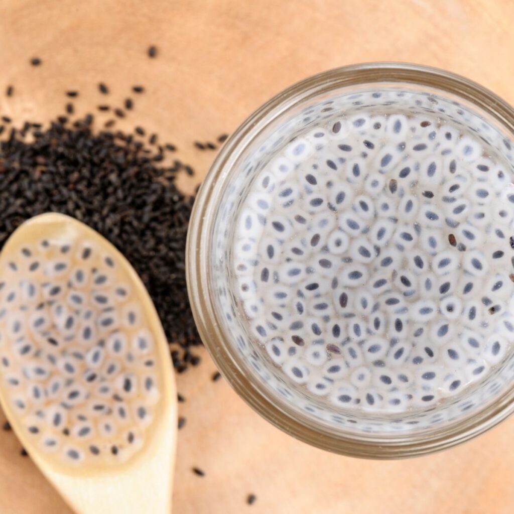 gel like basil seed benefits chia seed