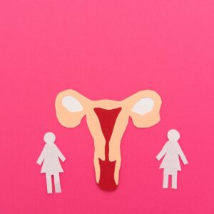 heavy period woman