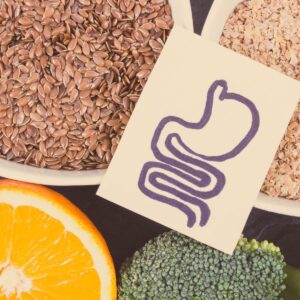 prebiotic rich food chia seeds nuts seeds leaky gut stomach paper