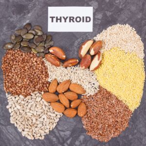 woman thyroid health selenium